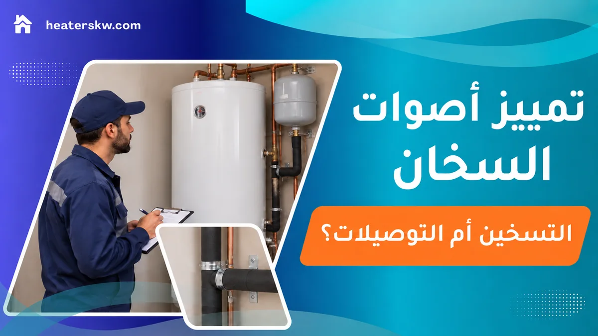 مراجعة مصدر صوت السخان والتوصيلات الخارجية