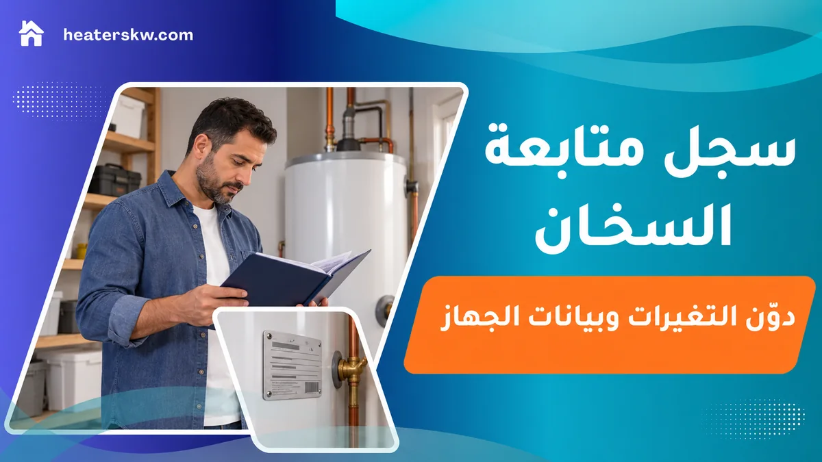 سجل متابعة السخان وبيانات الجهاز